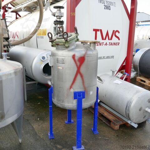 Tlačna posuda od 270 litara izrađena od V4A nehrđajućeg čelika PAUL WEBER AG B0117