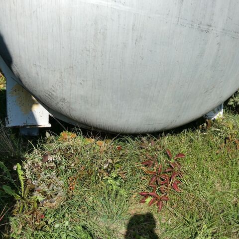 Horizontalni spremnik od 53.000 litara s mogućnošću grijanja/hlađenja izrađen od V2A nehrđajućeg čel Hinke B0115