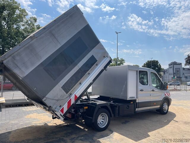 Samochód dostawczy z plandeką Ford Transit Kipper aus 1.Hand+Klima+AHK+EU5