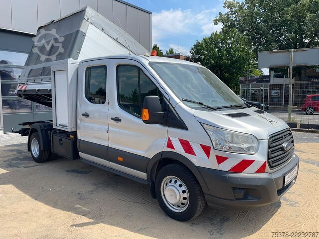 Samochód dostawczy z plandeką Ford Transit Kipper aus 1.Hand+Klima+AHK+EU5