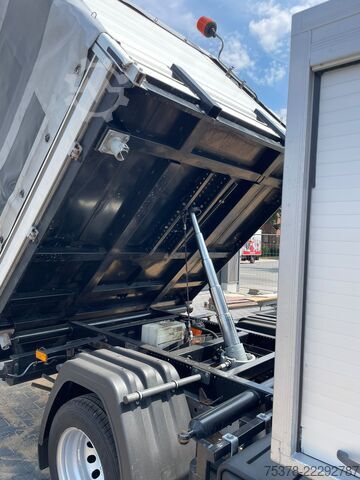 Samochód dostawczy z plandeką Ford Transit Kipper aus 1.Hand+Klima+AHK+EU5