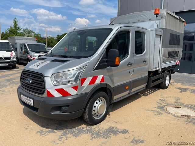 Samochód dostawczy z plandeką Ford Transit Kipper aus 1.Hand+Klima+AHK+EU5
