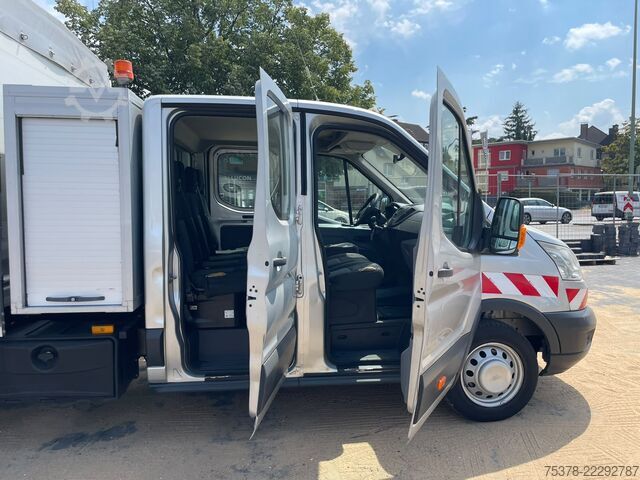 Samochód dostawczy z plandeką Ford Transit Kipper aus 1.Hand+Klima+AHK+EU5