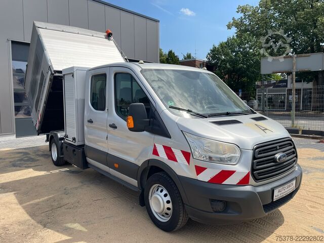 Schuifzeil bestelwagen Ford Transit Kipper aus 1.Hand+Klima+AHK+EU5