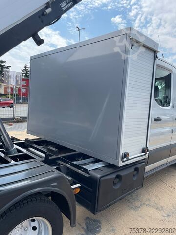 Schuifzeil bestelwagen Ford Transit Kipper aus 1.Hand+Klima+AHK+EU5
