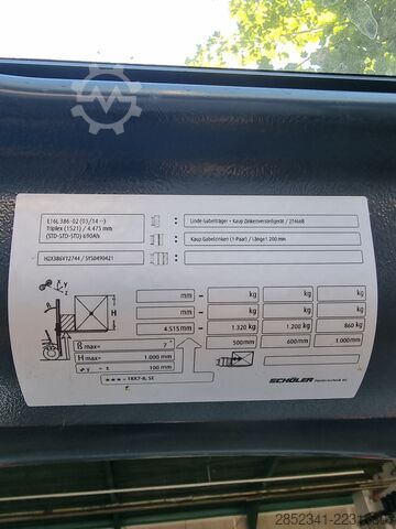 Viličar Linde E 16 L mit sehr guter Ausstattung!