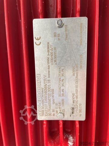 190 liter Winkworth type ZX190-9 mixer/ekstruder i rustfrit stål WINKWORTH ZX190-9