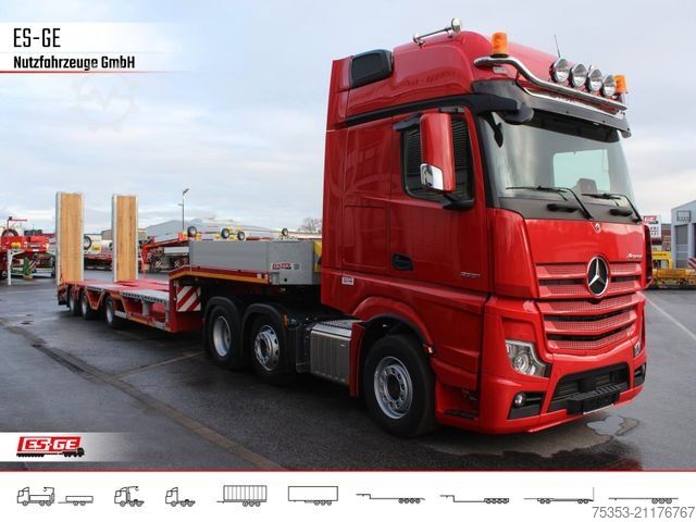 Žemagrindė puspriekabė FAYMONVILLE MAX Trailer MAX100 Semi-Tieflader Radmulden