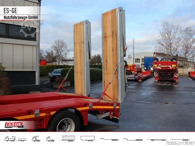 Žemagrindė puspriekabė FAYMONVILLE MAX Trailer MAX100 Semi-Tieflader Radmulden