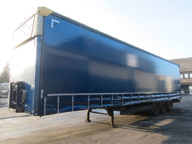 Ανοιχτό ημιρυμουλκούμενο με μουσαμά SCHMITZ CARGOBULL Mega Varios Bremsbeläge 90%Reifen 60% NEUE PLANE