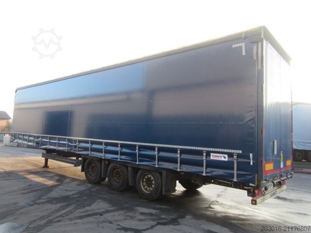 Ανοιχτό ημιρυμουλκούμενο με μουσαμά SCHMITZ CARGOBULL Mega Varios Bremsbeläge 90%Reifen 60% NEUE PLANE