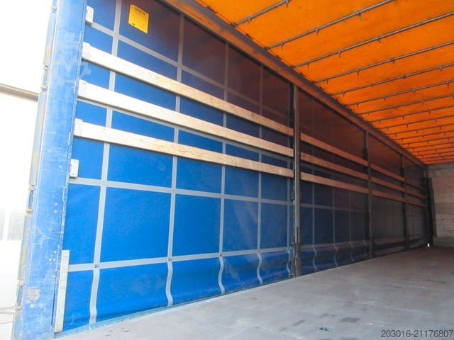 Ανοιχτό ημιρυμουλκούμενο με μουσαμά SCHMITZ CARGOBULL Mega Varios Bremsbeläge 90%Reifen 60% NEUE PLANE