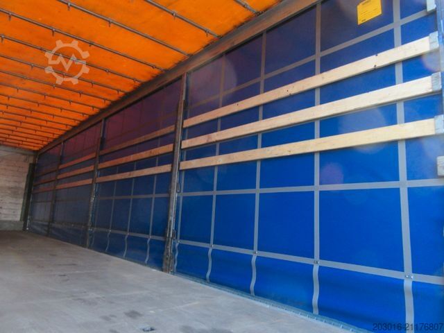 Ανοιχτό ημιρυμουλκούμενο με μουσαμά SCHMITZ CARGOBULL Mega Varios Bremsbeläge 90%Reifen 60% NEUE PLANE