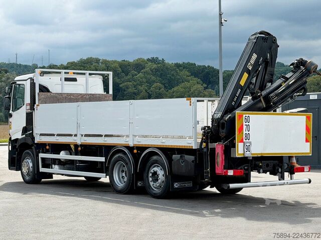 Lastbilmonteret kran RENAULT T 380 * HIAB 144 BS - 2 HIDUO + FUNK * TOP!