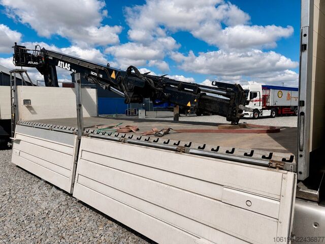Camión de plataforma DAF XF 480 FAN Baustoff*Atlas 186.3 Kran Hochsitz 7m