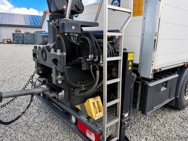 Camión de plataforma DAF XF 480 FAN Baustoff*Atlas 186.3 Kran Hochsitz 7m