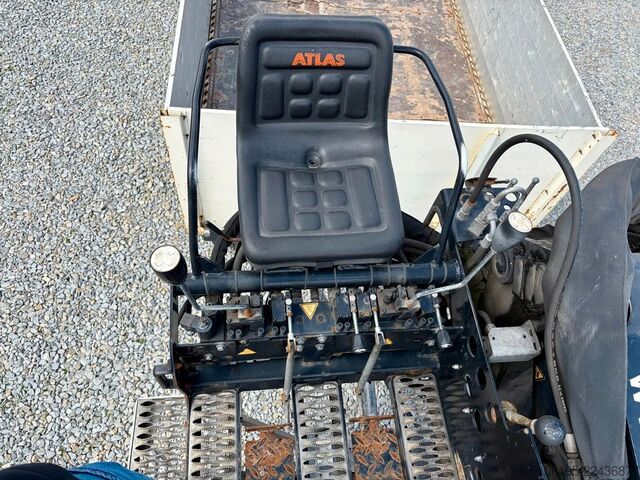 Camión de plataforma DAF XF 480 FAN Baustoff*Atlas 186.3 Kran Hochsitz 7m
