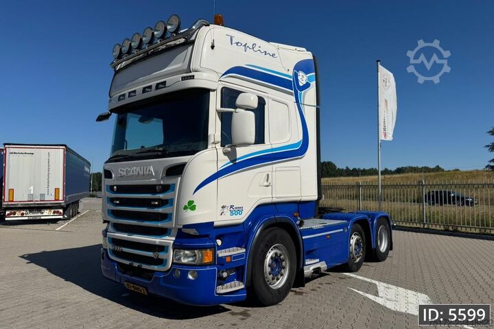Venjulegur SZM Scania R500 Topline, Euro 5, V8 / 6x2 / Standklima / S...