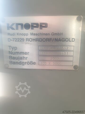 машина за шлифоване на стъкло Knopp Duplokant-S2/BRT-120