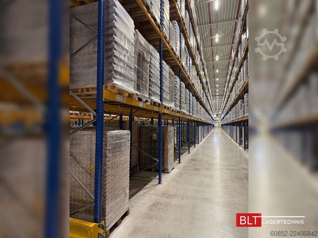 Тежкотоварни рафтови стелажи за палети 30,80 lfm STOW Palettenregale, H: 520cm Fachlast: 2250 kg, PNB0472, Regale