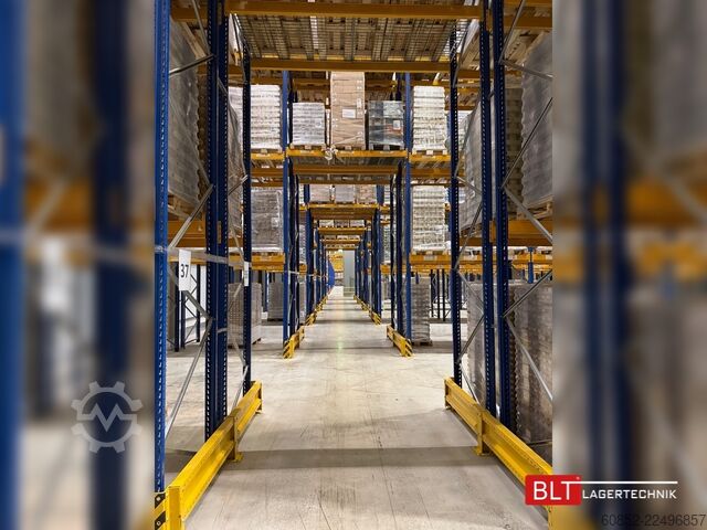 Тежкотоварни рафтови стелажи за палети 50,40 lfm STOW Palettenregale, H: 690cm Fachlast: 2250 kg, PNB0472, Regale