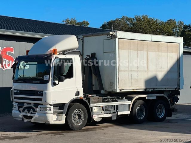 Camion plateau avec bâche DAF CF 250 VDL-Abrollkipper mit Planenaufbau und LBW