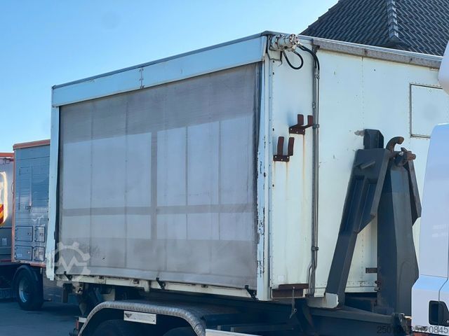 Camion plateau avec bâche DAF CF 250 VDL-Abrollkipper mit Planenaufbau und LBW