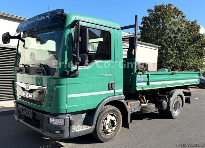Трьохсторонній самоскид MAN 8.220 TGL, Klima, 3 Sitze, 2x AHK, 1.Hand