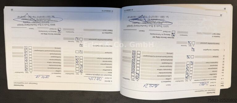 Трьохсторонній самоскид MAN 8.220 TGL, Klima, 3 Sitze, 2x AHK, 1.Hand
