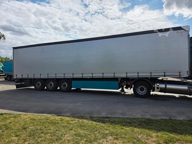 Open semitrailer with tarp SCHMITZ CARGOBULL Gardine Standard, 12642XL,Palettenanschlagleiste