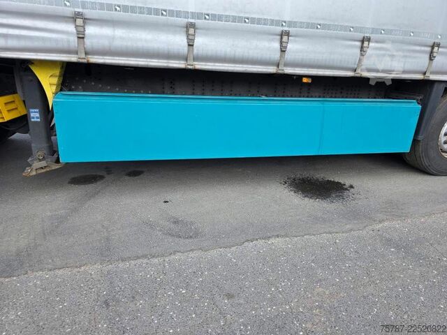Open semitrailer with tarp SCHMITZ CARGOBULL Gardine Standard, 12642XL,Palettenanschlagleiste