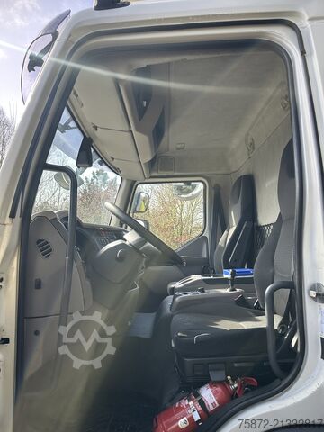 Flatbed truck with tarp DAF LF 290 EURO 6 TAULINER 19T