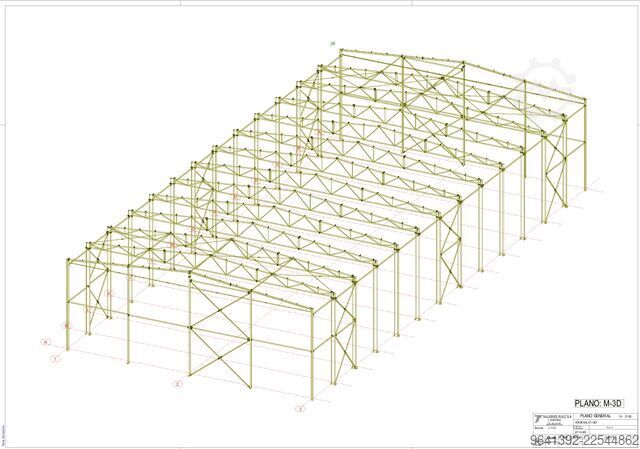 Construcción de naves Ruiz Construcciones Metálicas ESTRUCTURA METALICA NAVE GALVANIZADA