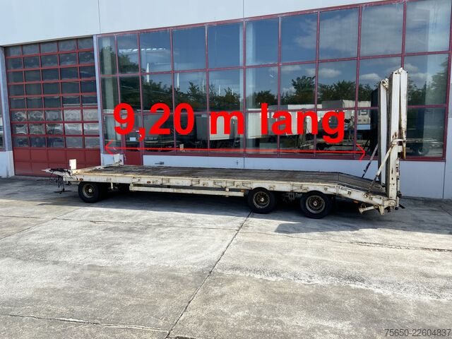 Полуприколка со ниско лежиште Müller-Mitteltal PT 30  3 Achs Tieflader 9,20 m Ladefläche