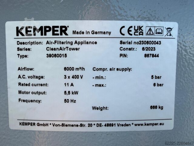  KEMPER CleanAirTower