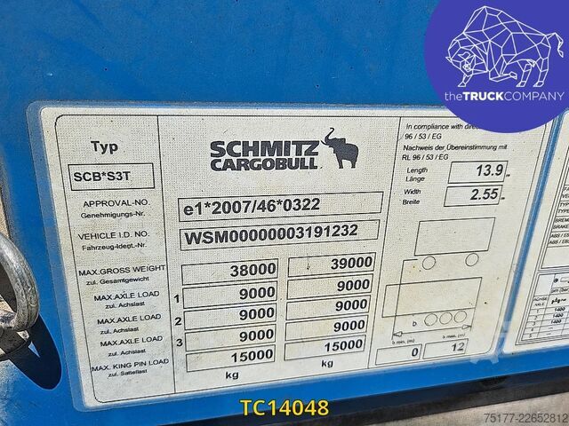 スライド式防水シート Schmitz Cargobull PLSC