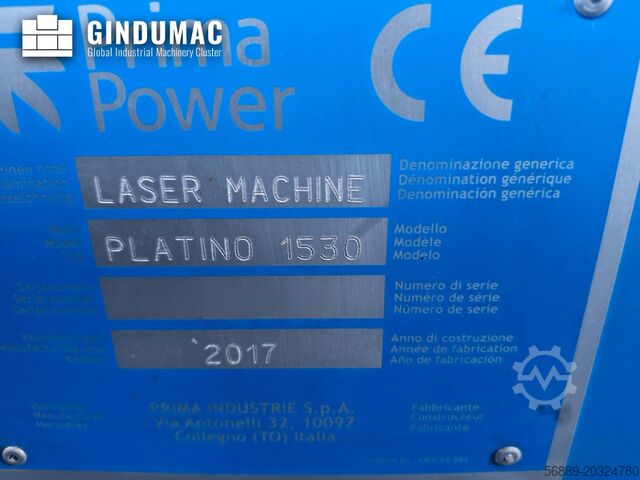 CO2 laser mašina za sečenje Prima Power Platino 1530 (2017)