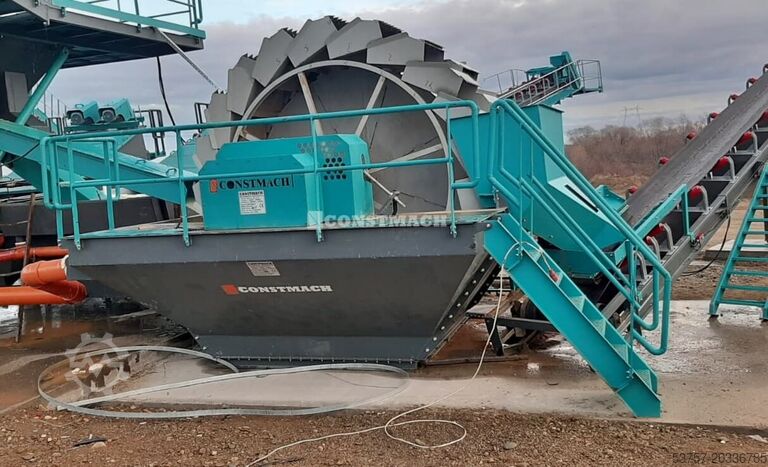 Sand washing plant / gravel washer Constmach Sand Washing Machine Bucket wheel sand washing machine