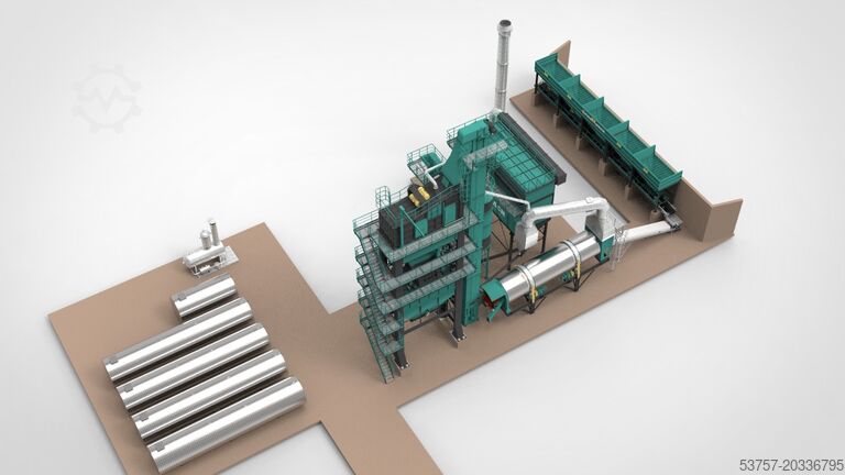 Impianto di mescolazione asfalto / Impianto di asfalto Constmach Asphalt Plant Stationary Asphalt Plant / Mixing Plant