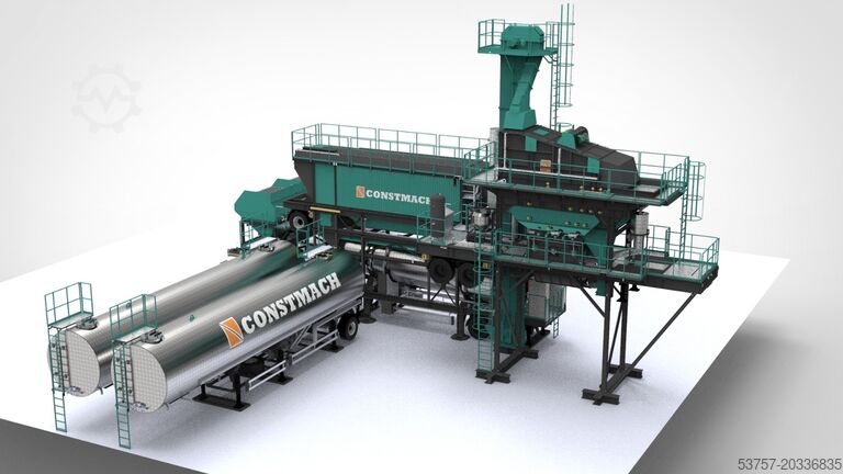 Impianto di mescolazione asfalto / Impianto di asfalto Constmach Asphalt Plant Mobile Asphalt Plant / Mixing Plant