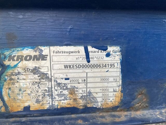 Transporte de volumen Krone Mega Mega / Volume / BPW Axles / Drumbrakes
