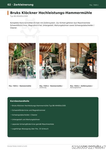 Pelletpresse Salmatec, Bruks, Rematec 