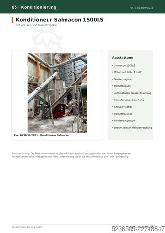 Pelletpresse Salmatec, Bruks, Rematec 