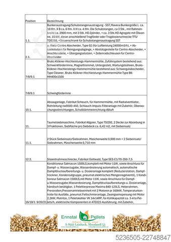 Pelletpresse Salmatec, Bruks, Rematec 