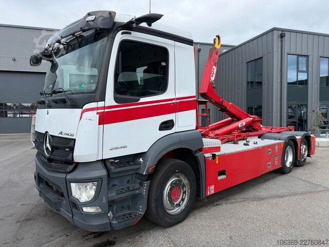 Крюковой мусоровоз MERCEDES-BENZ Actros 2546 6x2 Hyva Hooklift / Abrollkipper