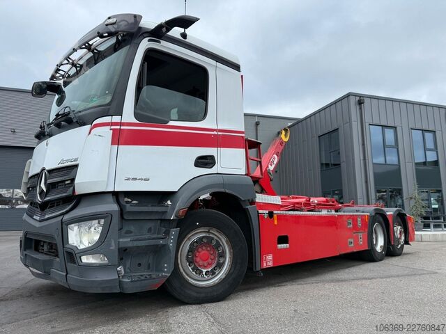 Крюковой мусоровоз MERCEDES-BENZ Actros 2546 6x2 Hyva Hooklift / Abrollkipper