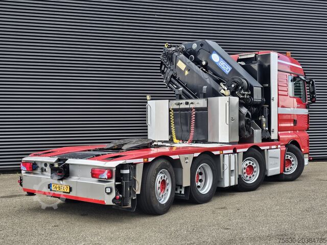Kamion kran MAN TGX 37.480 8x2-6 / HMF 85 t/m CRANE / KRAN