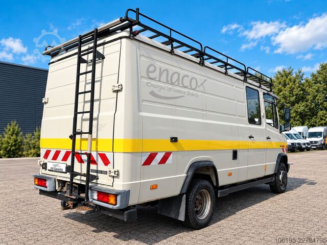 Xe van mui cao MERCEDES-BENZ Vario 616/816 D DoKa Mixto Kasten*Klima*TÜV NEU*