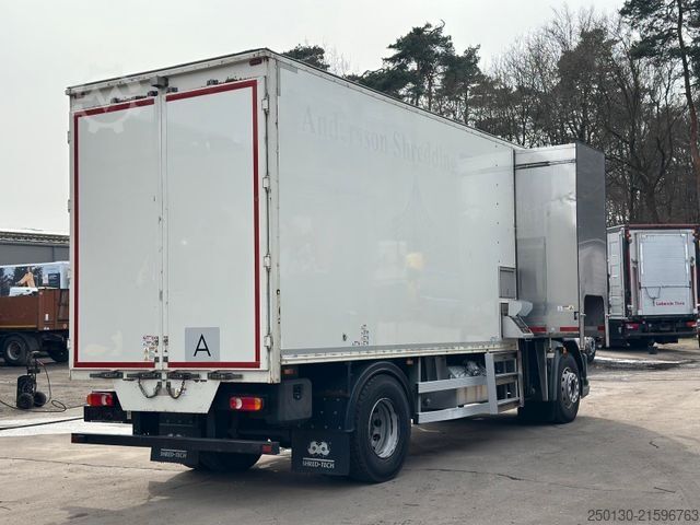 Skraldevogn DAF LF250 FA 4x2 Hutton  Papierschredder