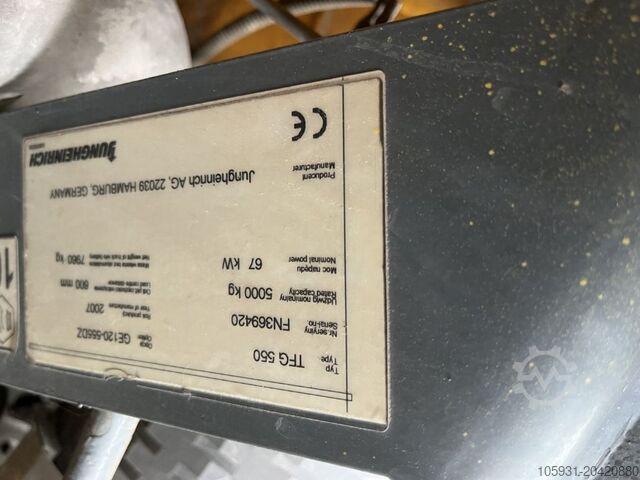 Nestekaasun trukit Jungheinrich TFG550